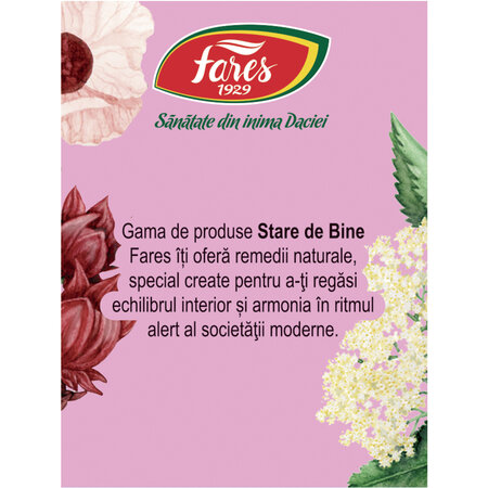 Ceai Silueta perfecta 1, purificare si drenaj M123, 20 plicuri, Fares 623461