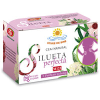 Ceai Silueta perfecta 1, purificare si drenaj M123, 20 plicuri, Fares