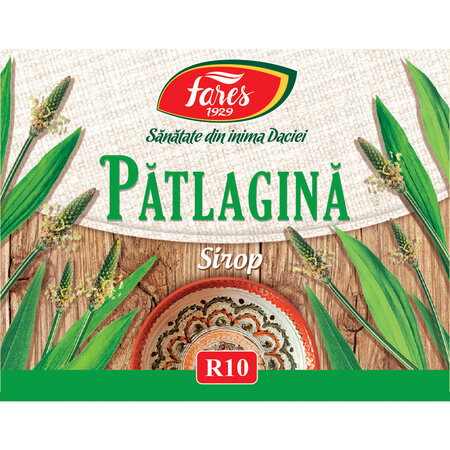 Sirop Patlagina, R10, 250 ml, Fares 620776
