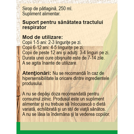 Sirop Patlagina, R10, 250 ml, Fares 620775