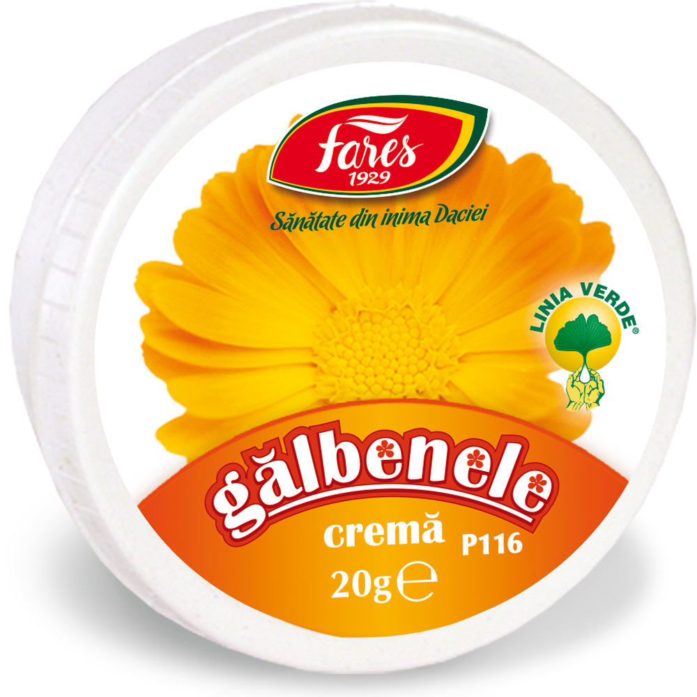 Crema de galbenele P116, 20 g, Fares