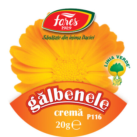 Crema de galbenele P116, 20 g, Fares 620784