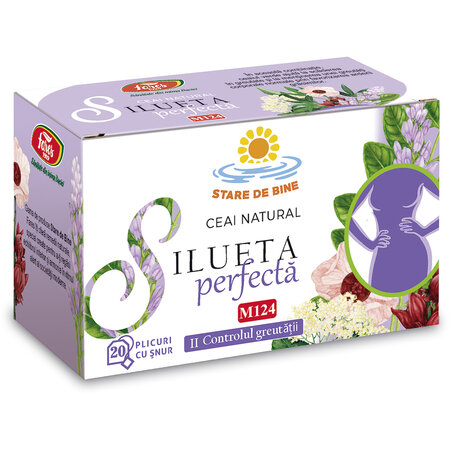 Ceai Silueta Perfecta 2  controlul greutatii, 20 plicuri, Fares