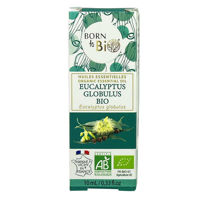 Ulei Esential de Eucalipt Globus Bio, 10 ml, Born to Bio