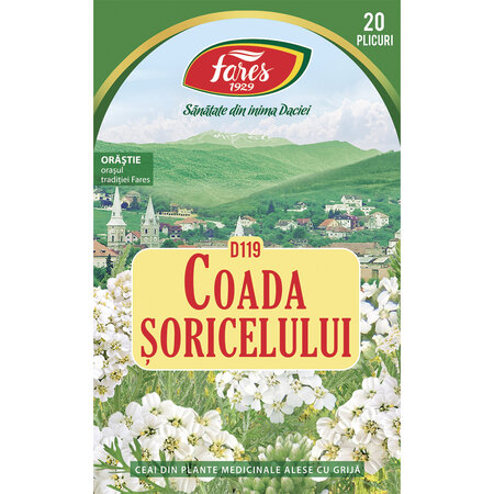 Ceai Coada Soricelului D 119, 20 plicuri, Fares 618546