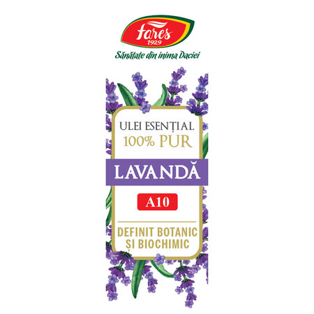 Ulei esential de lavanda A10, 10 ml, Fares 620799
