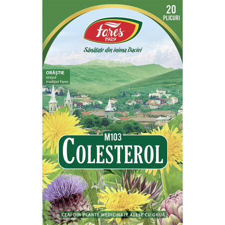 Ceai Colesterol, M103, 20 plicuri, Fares 623637