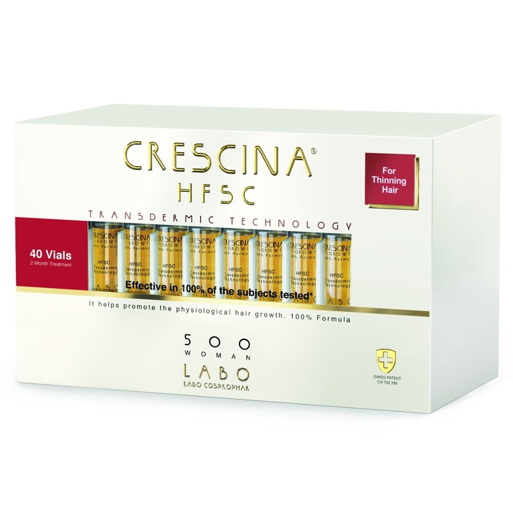 Tratament Crescina Hfsc Transdermic 500 Woman, 40 fiole, Labo