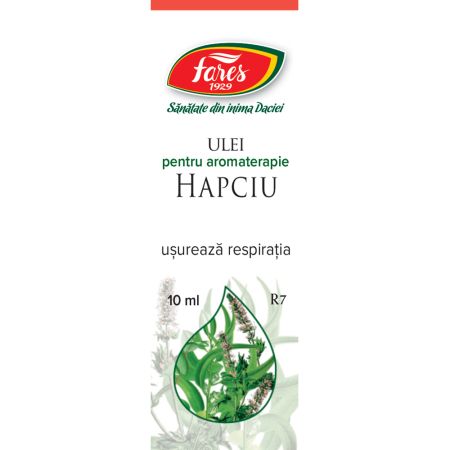 Ulei pentru aromoterapie Hapciu R7, 10 ml, Fares 702378
