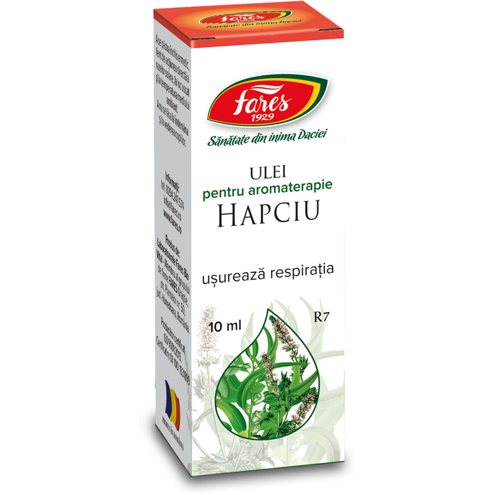 Ulei pentru aromoterapie Hapciu R7, 10 ml, Fares