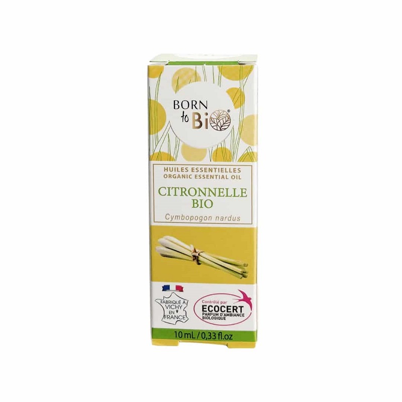 Ulei Esential de Citronela Bio, 10 ml, Born to Bio