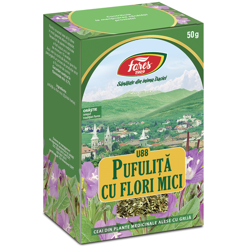 Ceai Pufutita cu Flori mici U88, 50 g, Fares