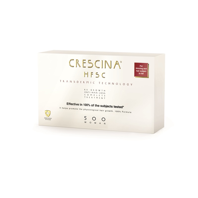 Tratament complet Crescina Hfsc Transdermic Complete Treatment 500 Woman, 20 + 20 fiole, Labo