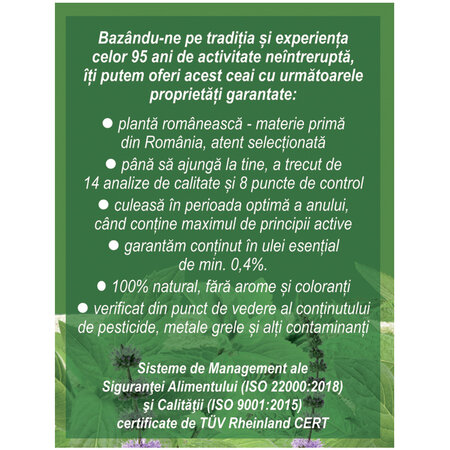 Ceai de menta D 125, 20 plicuri, Fares 618429