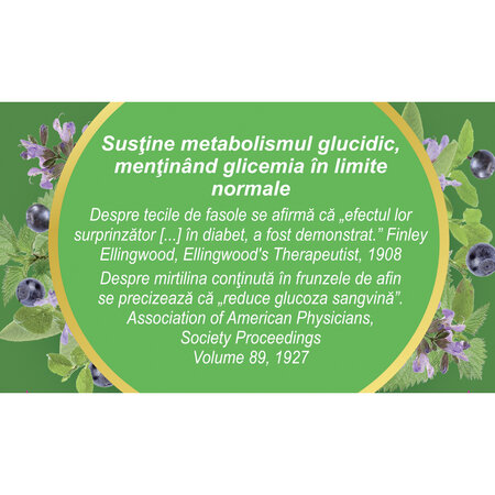 Ceai Glicostat M96, 50 g, Fares 623518