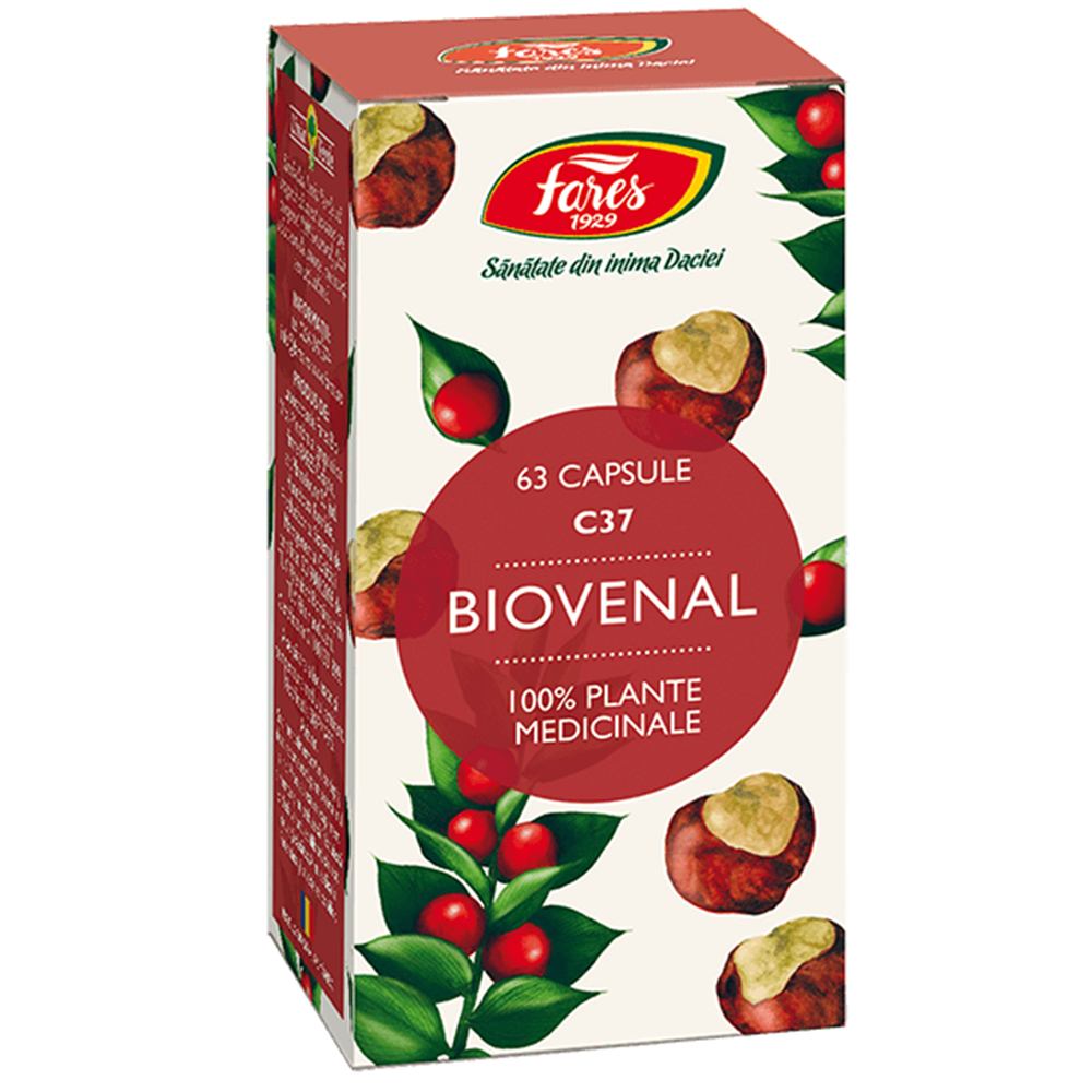 Biovenal, C37, 63 capsule, Fares