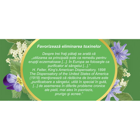 Ceai Detoxifiant, P142, 20 plicuri, Fares 623906