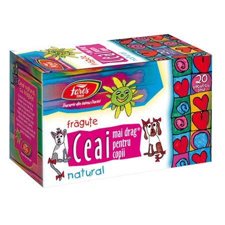 Ceai mai drag pentru copii cu Vitamina C, 20 plicuri, Fares
