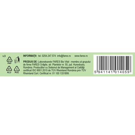 Plantusin usureaza expectoratia R18, 15 capsule, Fares 614321