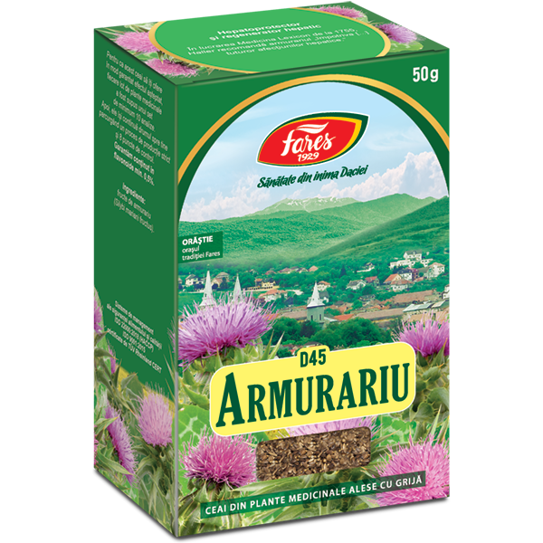 Ceai Armurariu fructe D45, 50 g, Fares