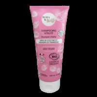 Sampon Bio Revitalizant cu Ulei de Cocos si Otet de Zmeura, 200 ml, Born to Bio