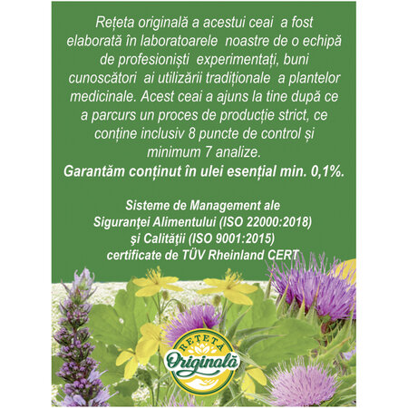 Ceai Hepatocol, D43, 20 plicuri, Fares 623536
