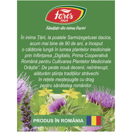 Ceai Hepatocol, D43, 20 plicuri, Fares 623537