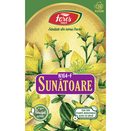 Ceai de Sunatoare N 164, 20 plicuri, Fares 618417