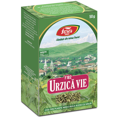 Ceai Urzica vie iarba, F182, 50 g, Fares