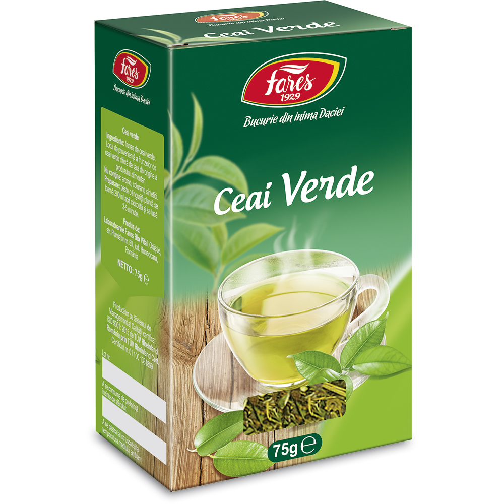 Ceai verde, 75 g, Fares