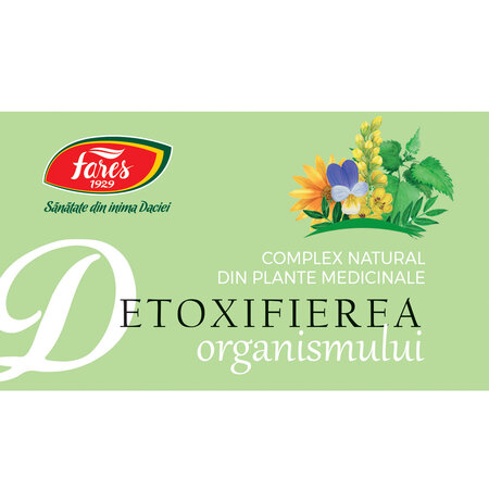 Detoxifierea organismului, M116, 28 plicuri, Fares 621108