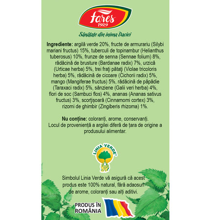 Detoxifierea organismului, M116, 28 plicuri, Fares 621104