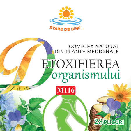 Detoxifierea organismului, M116, 28 plicuri, Fares 621106