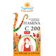 Vitamina C 200 mg cu Macese si Catina, F152, 60 comprimate masticabile, Fares 614330