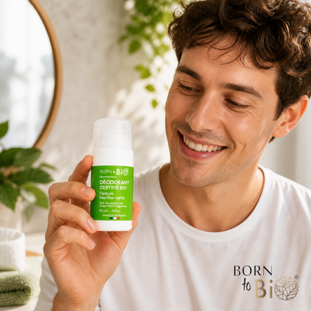Deodorant Bio Roll On cu Menta Verde, 50 ml, Born to Bio 724731