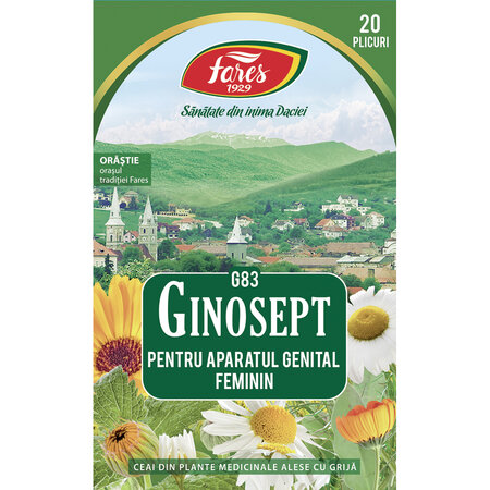 Ceai Ginosept, G83, 20 plicuri, Fares 623827
