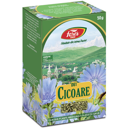 Ceai Cicoare iarba, D61, 50 g, Fares