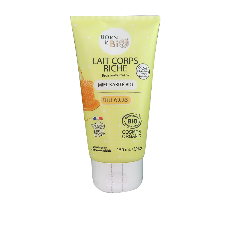 Lapte de Corp Cremos Bio cu Miere si Shea, 150 ml, Born to Bio