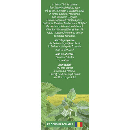 Ceai Radacina de Urzica vie U95, 50 g, Fares 618466