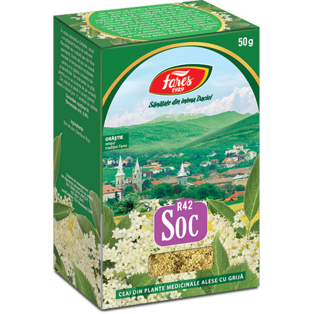 Ceai flori de Soc R42, 50 g, Fares