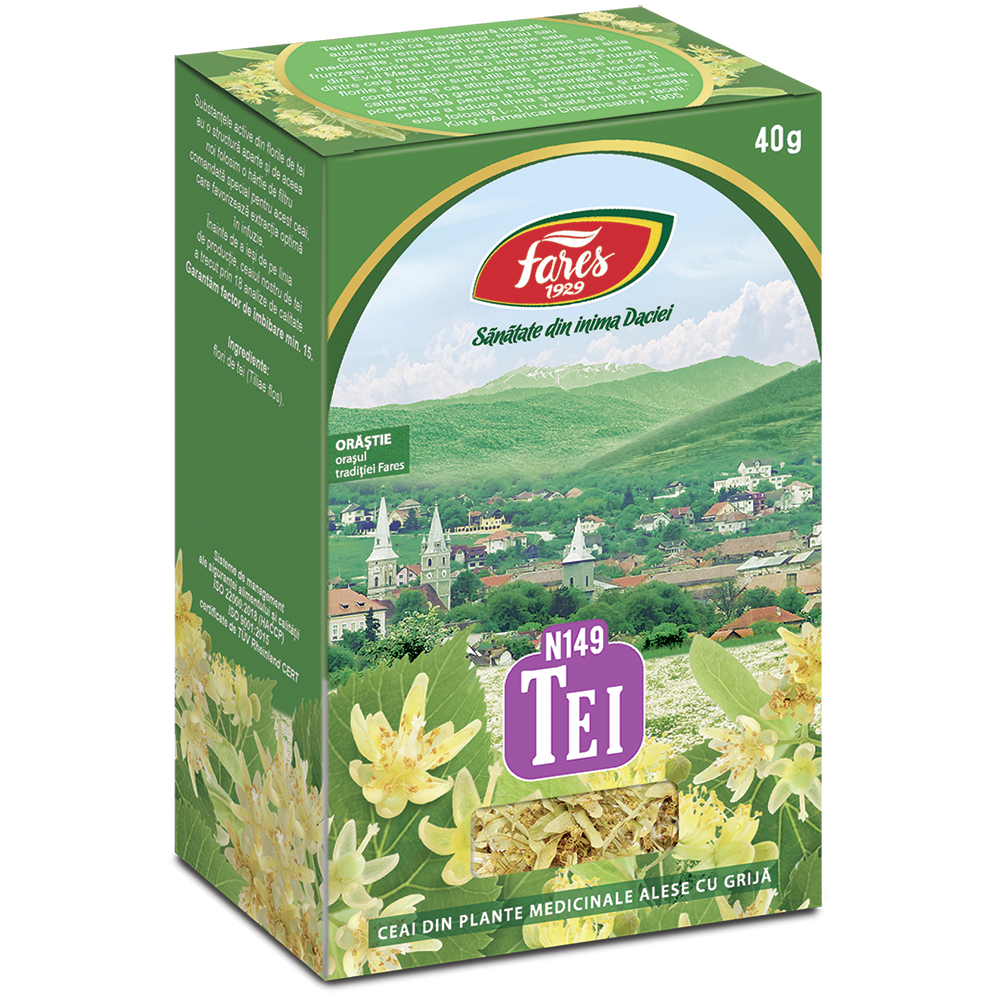 Ceai Tei flori N 149, 40 g, Fares