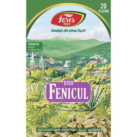 Ceai Fenicul D 159, 20 plicuri, Fares 618481