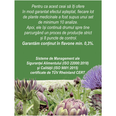 Ceai de Anghinare frunze D110, 20 plicuri, Fares 618513