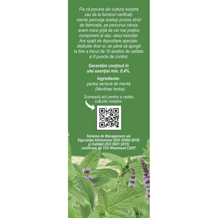Ceai de Menta D 122, 50 g, Fares 618646