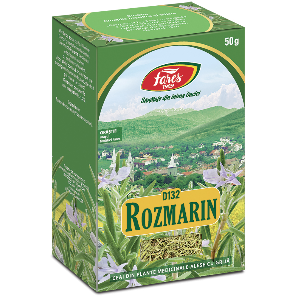 Ceai frunze Rozmarin D132, 50 g, Fares