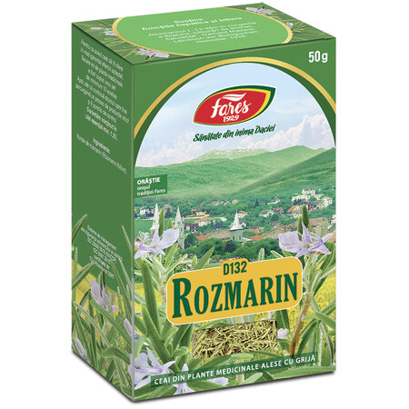 Ceai frunze Rozmarin, D132, 50 g, Fares