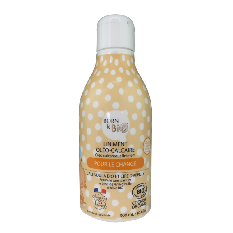 Liniment Oleo Calcaros Bio Bebe pentru Zona Scutecului, 300 ml, Born to Bio