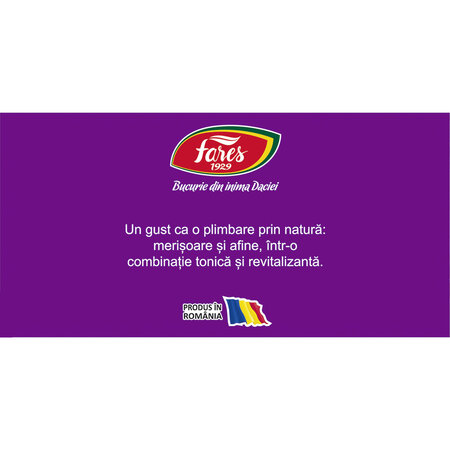 Ceai cu merisoare si afine Aromafruct, 100 plicuri, Fares 624060