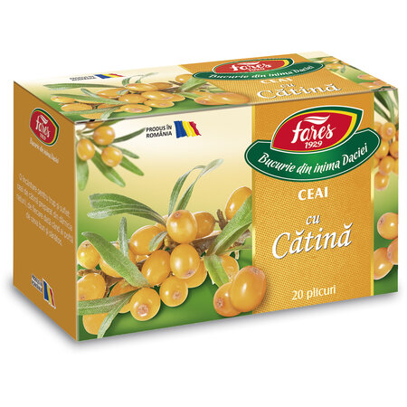 Ceai cu catina, 20 plicuri, Fares