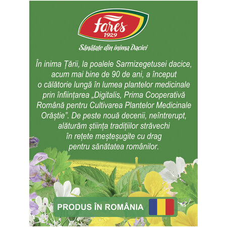Ceai Digestiv, D147, 20 plicuri, Fares 623910